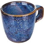 Чашка кофейная «Ирис»; фарфор; 100мл; D=65, H=62мм; голуб.