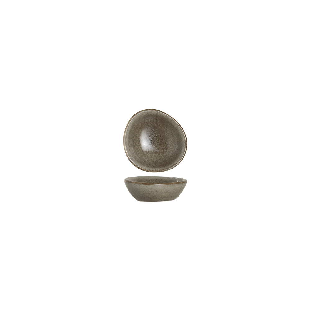 Салатник для компл. «Роберт Гордон» серо-коричневый; фарфор; L=67, B=60мм