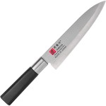 Нож кухонный «Токио» двусторонняя заточка; сталь нерж., пластик; L=300/180, B=42мм