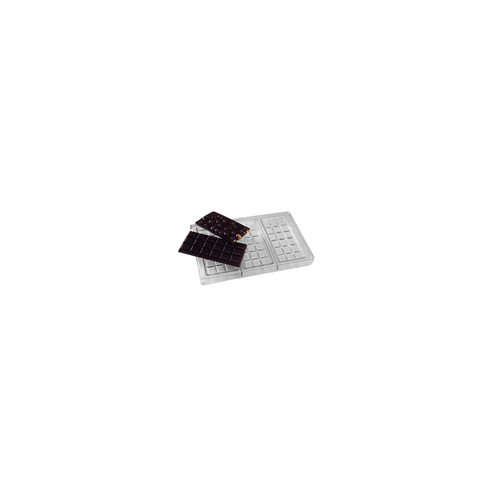Форма для шоколада «Плитка»[3шт]; пластик; H=10, L=150, B=68мм