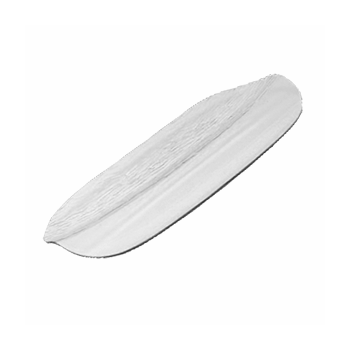 Блюдо сервировочное «Криэйшнз Риппл»; стекло; H=33, L=460, B=280мм; прозр.