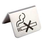 Табличка «Не курить»[2шт]; металл; 200мл; H=35, L=50, B=50мм; металлич.