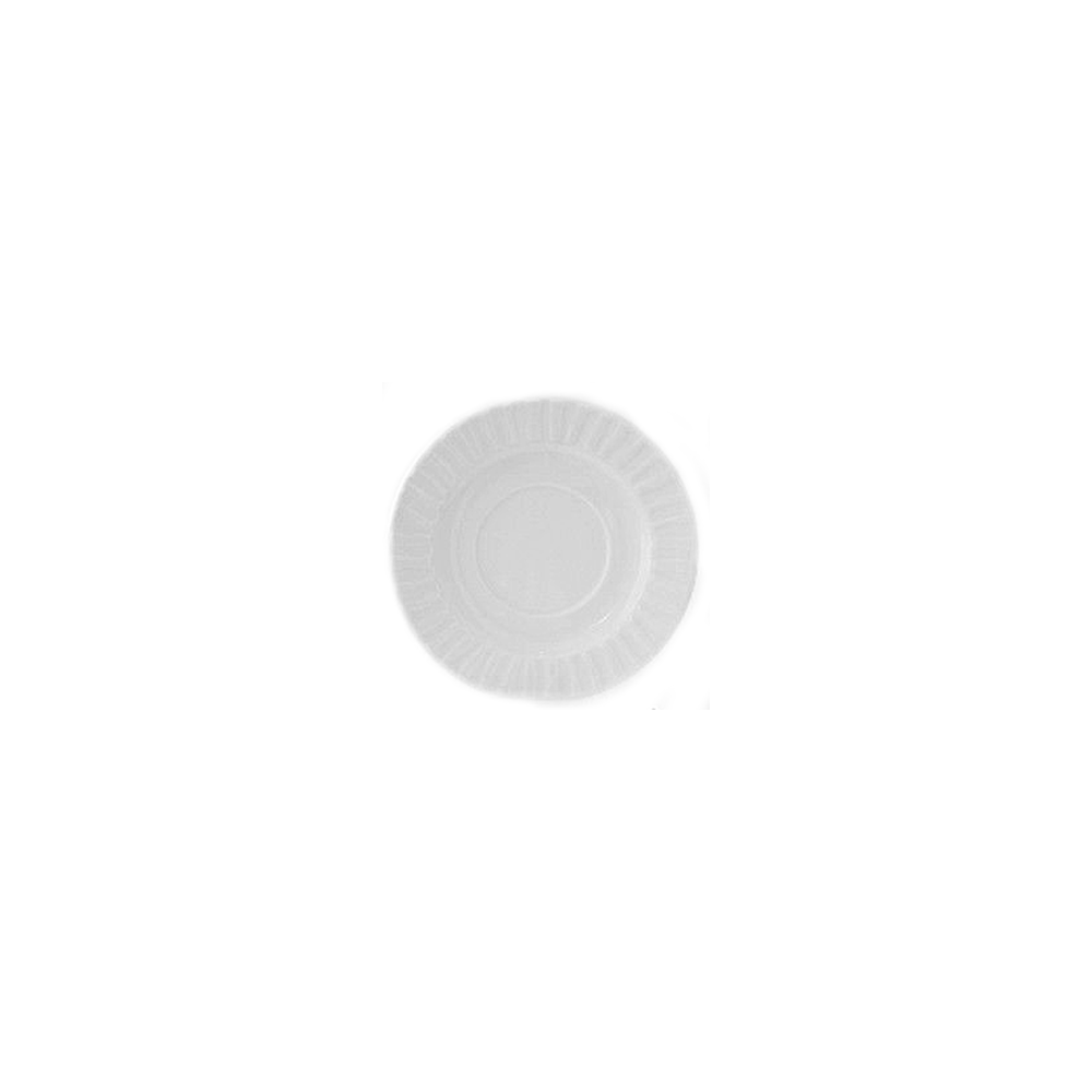 Блюдце «Нестор»; фарфор; D=170, H=16мм; белый