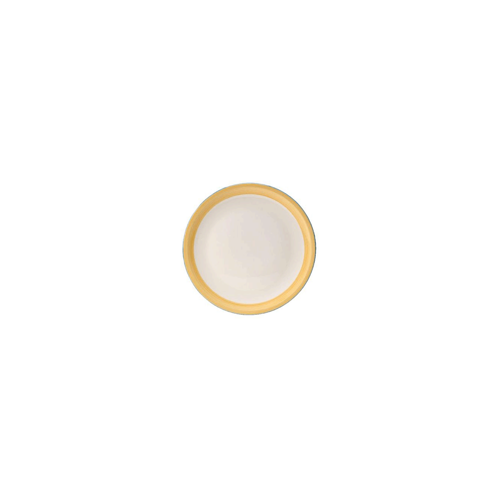 Блюдо для пиццы «Рио Йеллоу»; фарфор; D=310, H=15мм; белый, желт.