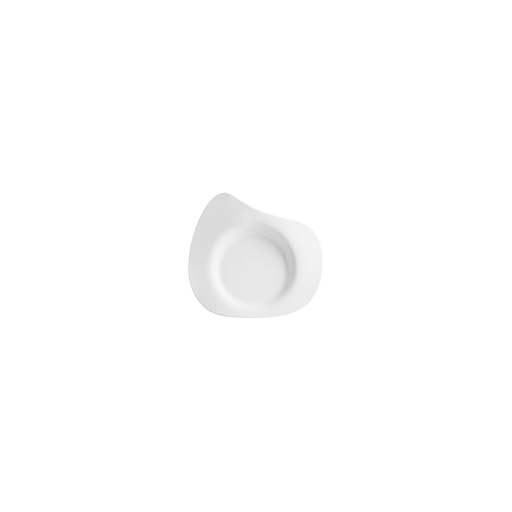 Тарелка «Дивинити»; фарфор; D=14см; белый
