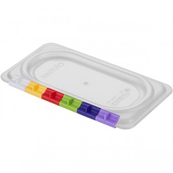 Крышка для гастр-ти (1/9); полипроп.; L=17, 6, B=10, 8см; прозр.