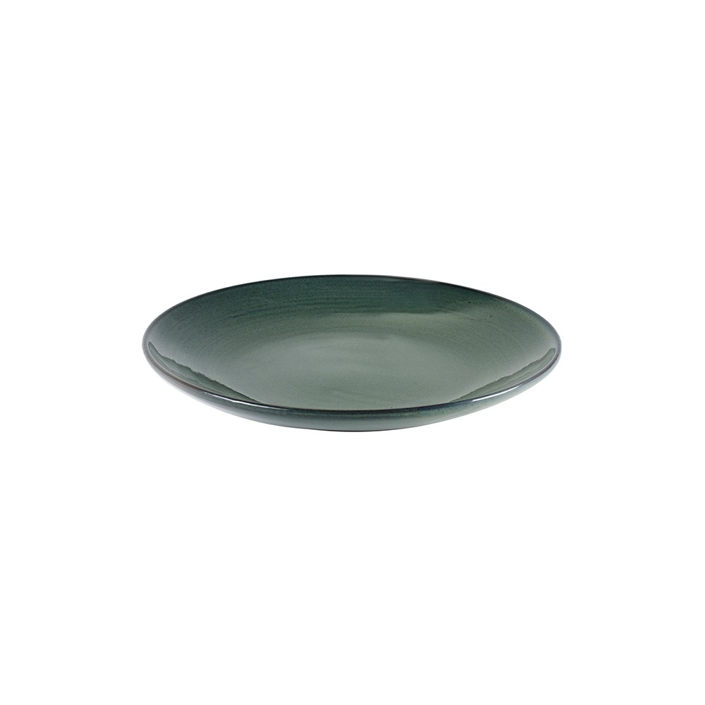 Тарелка «Аква»; керамика; D=285, H=45мм; серый
