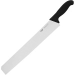 Нож для нарезки сыра; сталь нерж.; L=36см; черный, металлич.