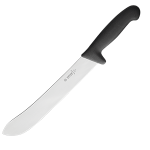 Нож для нарезки мяса; L=425/295, B=35мм; черный, металлич.