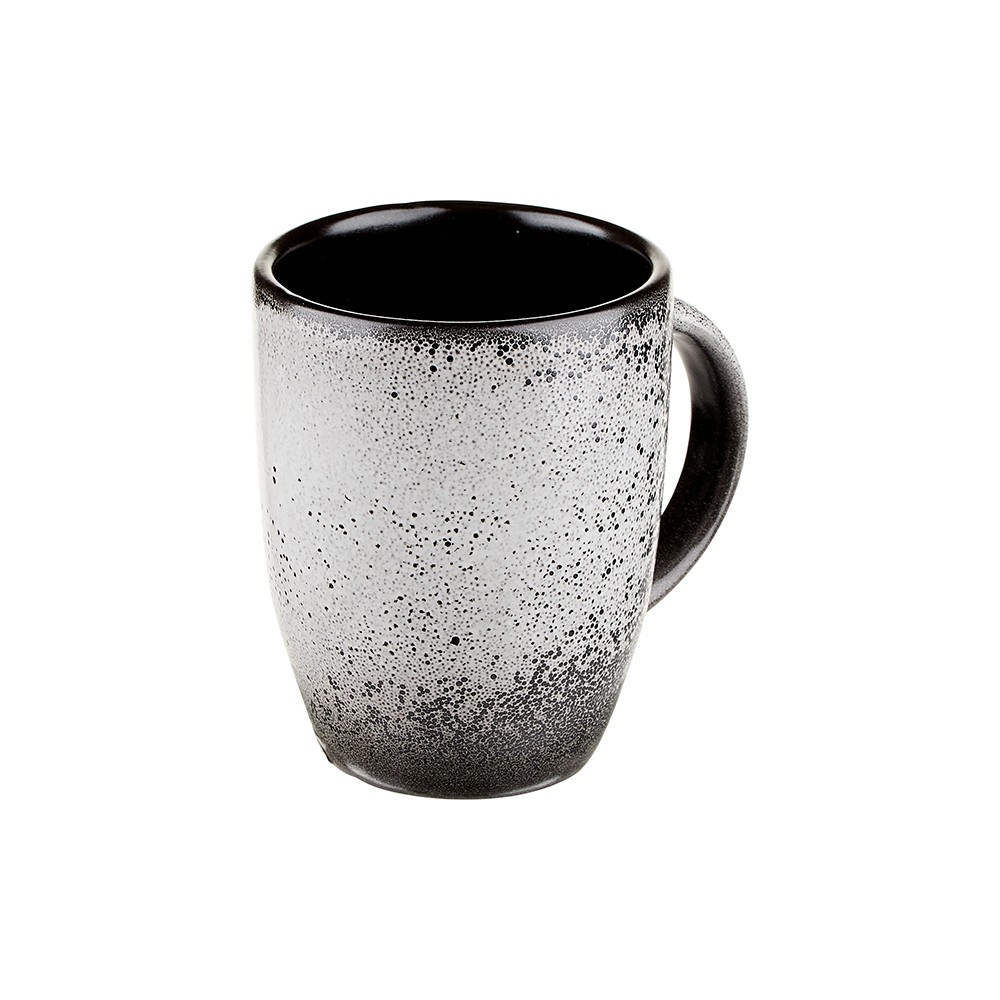 Чашка чайная «Млечный путь»; фарфор; 300мл; D=80, H=105мм; белый, черный