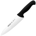 Нож поварской «2900»; сталь нерж., полипроп.; L=333/200, B=50мм; черный, металлич.