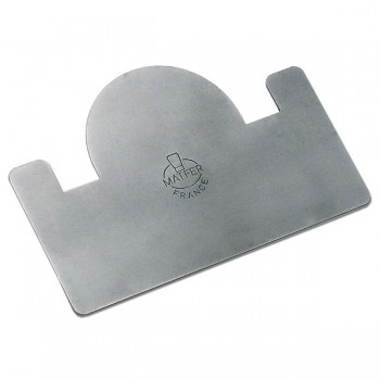 Шпатель для форм для заморозки «Полукруг»; сталь нерж.; L=12, B=8см; серебрист.