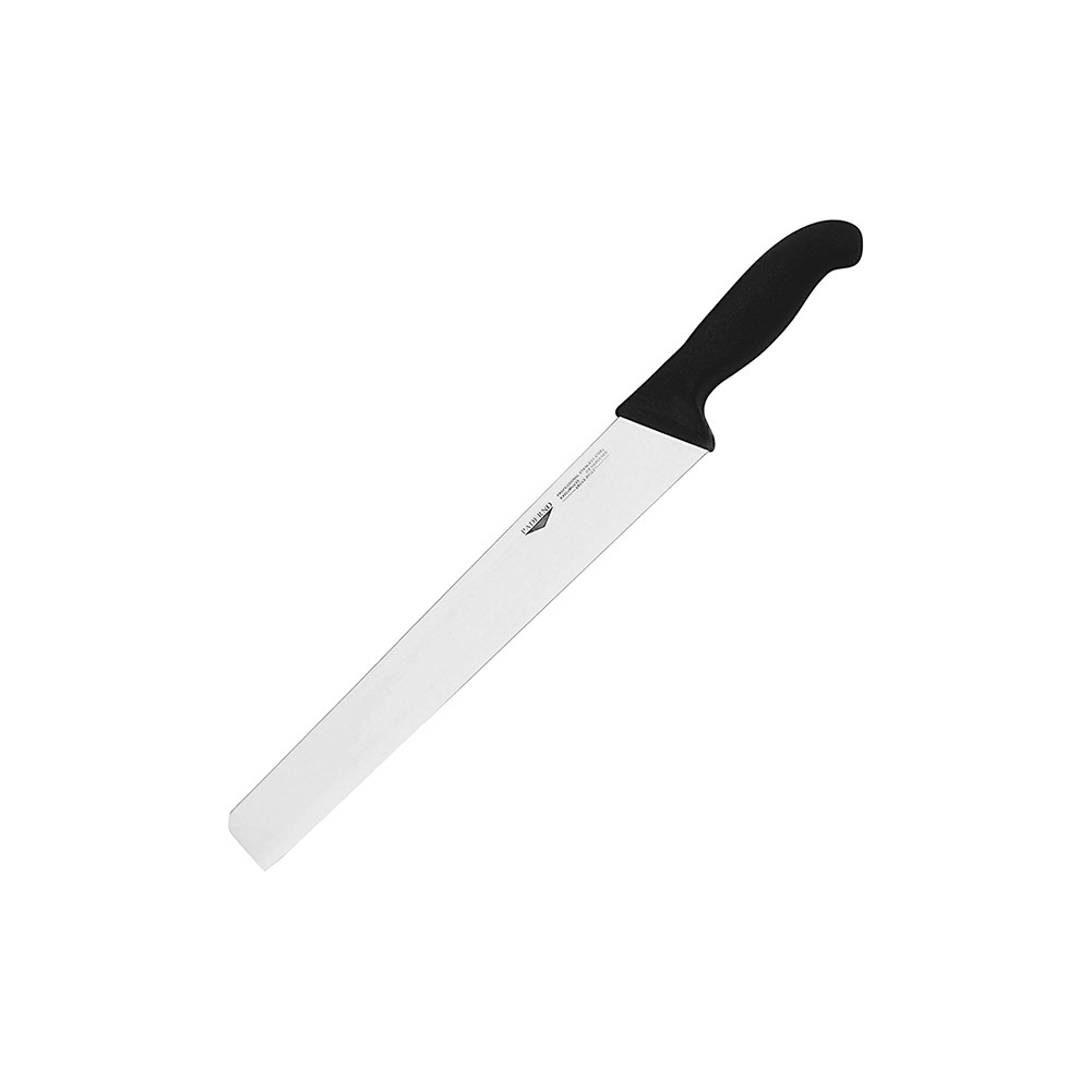 Нож для нарезки сыра; сталь нерж.; L=30см; черный, металлич.