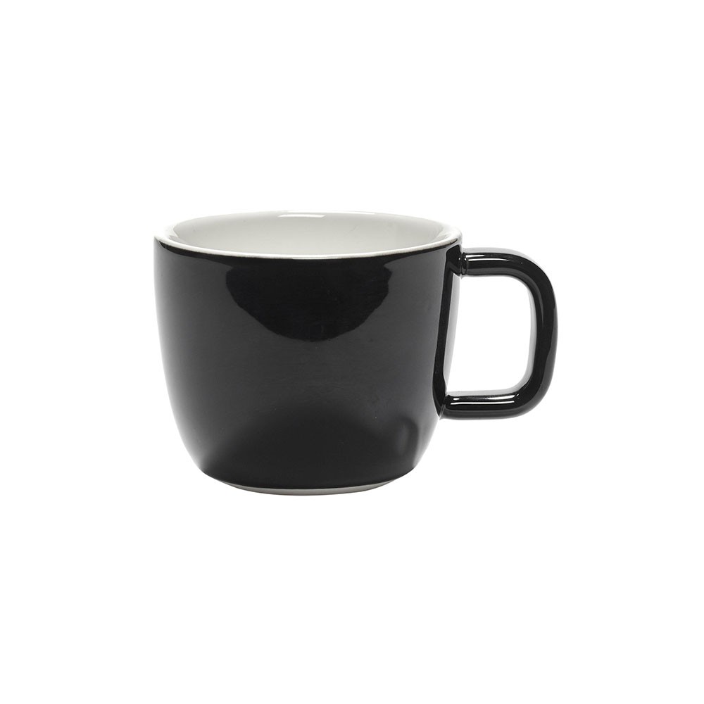 Чашка кофейная «Пас-парту»; фарфор; 135мл; D=70, H=57мм; черный, белый