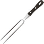 Вилка для мяса; сталь нерж.; L=13см; металлич., черный