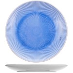 Тарелка «Сантьяго Блю»; керамика; D=25, H=3см; голуб.