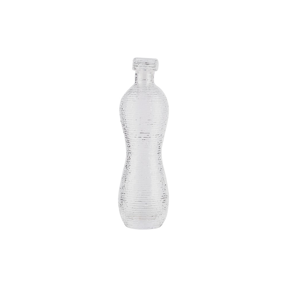Бутылка для воды с крышкой «Мультиколор»; стекло; 1, 3л; D=10, H=32см; прозр.