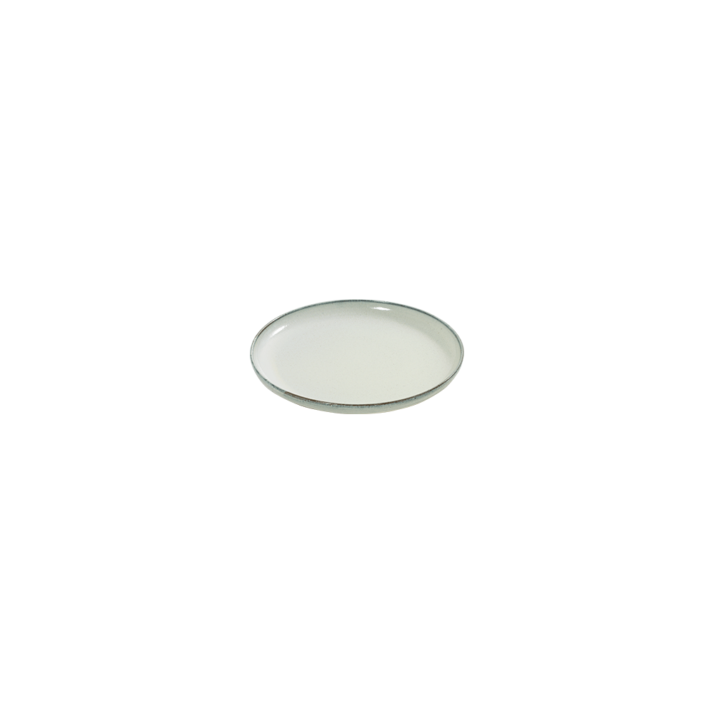 Блюдо «Аква»; керамика; D=37, H=3см; св.зелен.