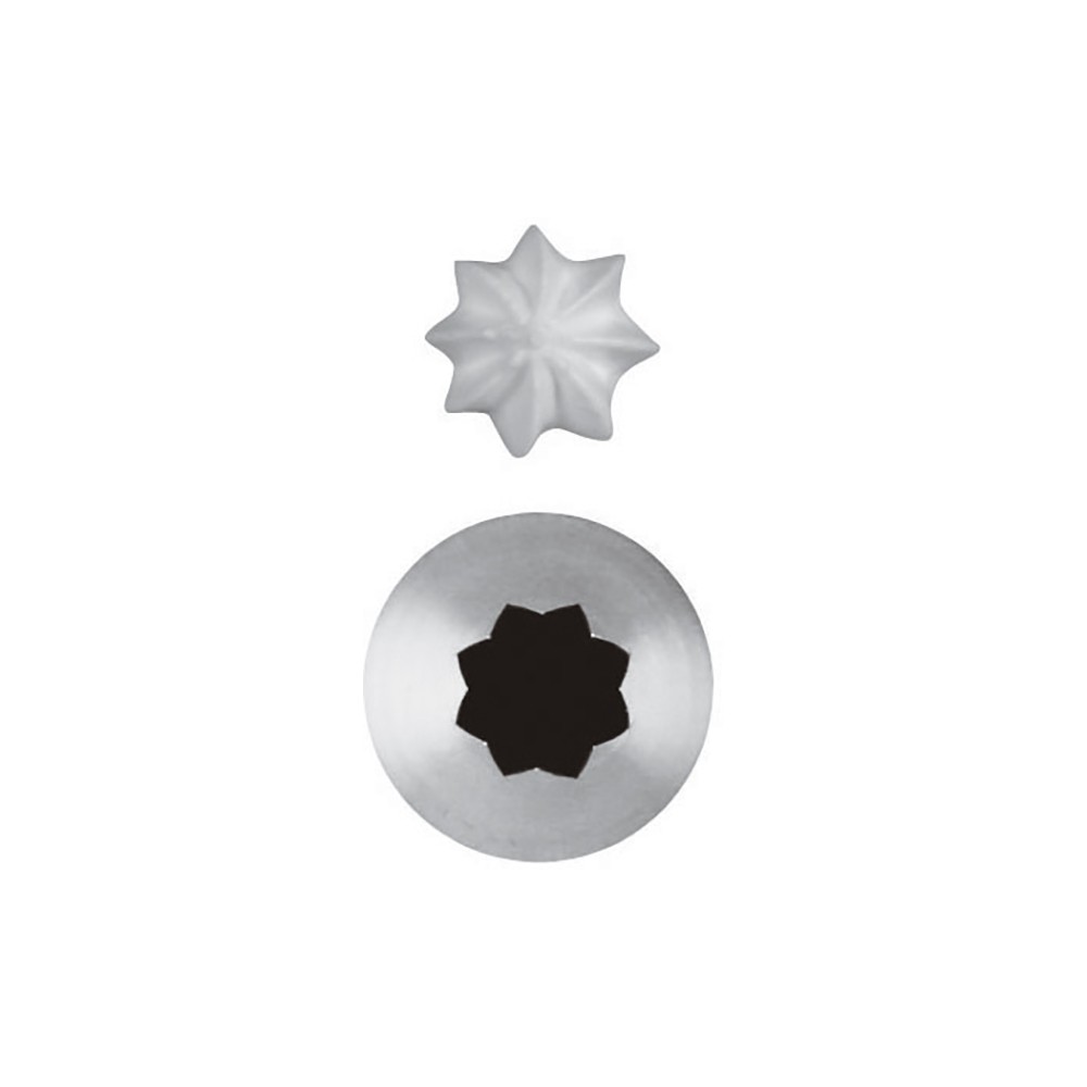 Насадка кондитерская «8-конечная звезда»[6шт]; D=11мм