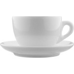 Пара кофейная «Верона»; фарфор; 260мл; H=65мм; белый
