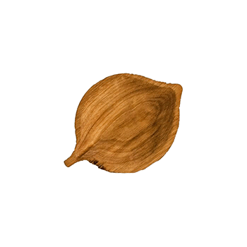 Блюдо «Ольха» светлый дуб; H=30, L=185, B=130мм