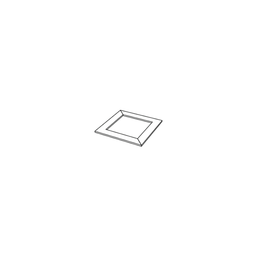 Рама декоративная для емкости с подставкой; металл; L=33, B=33см
