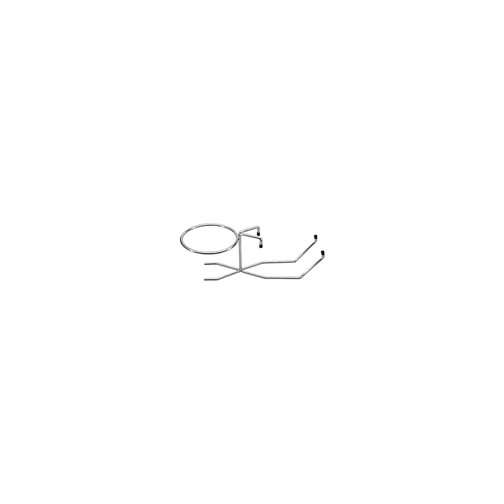 Настольная подставка для ведра; хром; D=18см