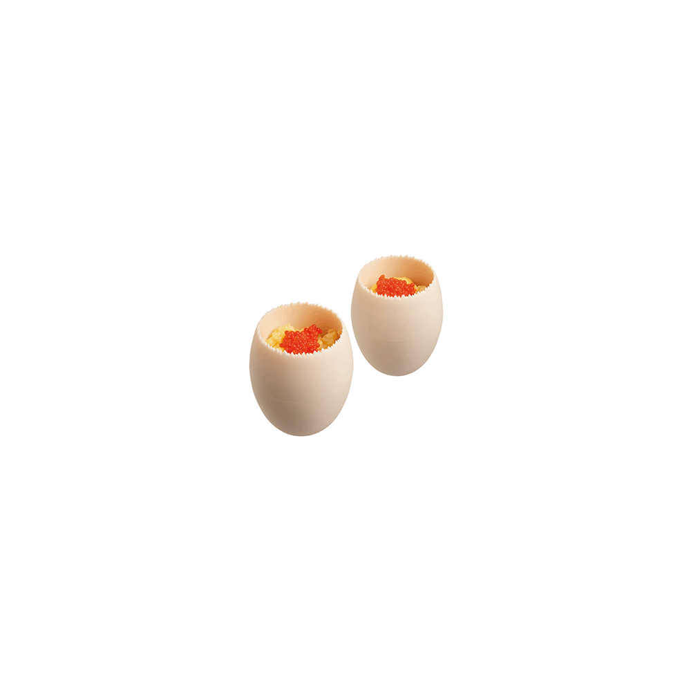 Форма дегустацион. «Яйцо» (-20+100С)[100шт]; полипроп.; D=42, H=60мм
