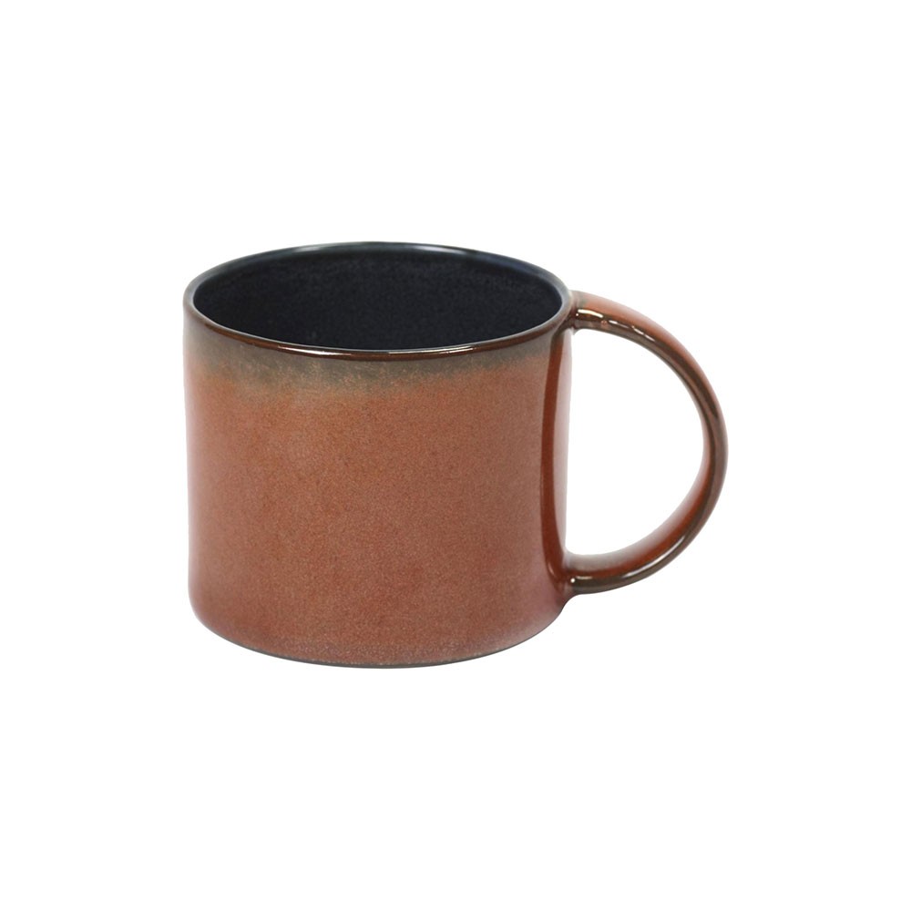 Чашка кофейная; керамика; 100мл; D=60, H=51мм; синий, коричнев.