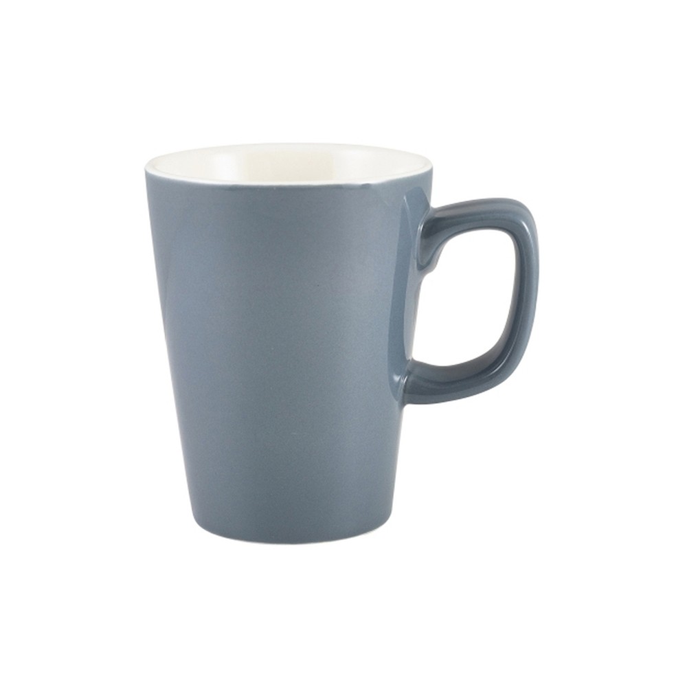 Чашка чайная «Роял»; фарфор; 340мл; H=11см; серый