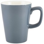 Чашка чайная «Роял»; фарфор; 340мл; H=11см; серый