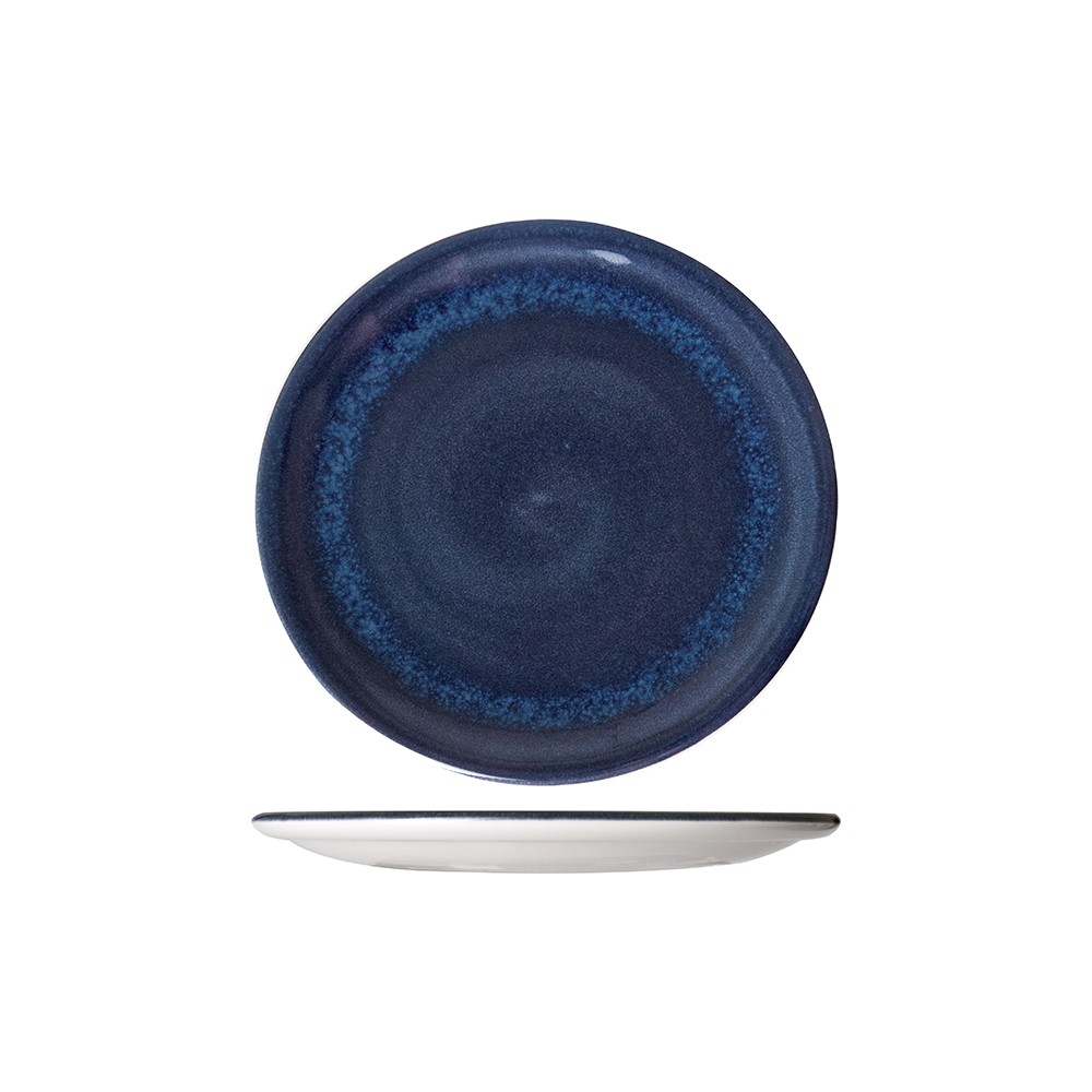 Тарелка пирожковая «Визувиус Ляпис»; фарфор; D=15, 2см; синий
