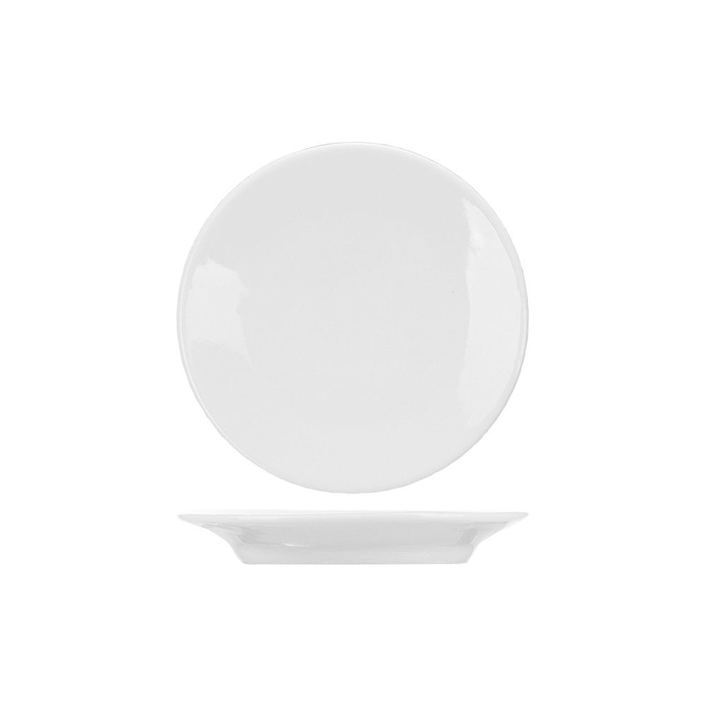 Тарелка мелкая «Универсал»; фарфор; D=100, H=15мм; белый