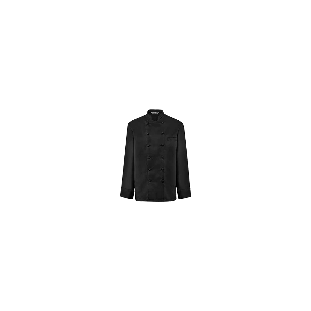 Куртка поварская разм. L б/пуклей; полиэстер, хлопок; черный