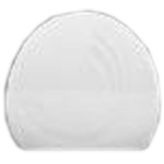 Салфетница «Аркадия нью»; фарфор; H=75, B=90мм; белый