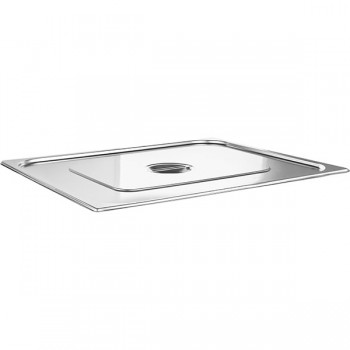 Крышка для гастр-ти (2/1); сталь нерж.; H=3, L=65, B=53см; металлич.