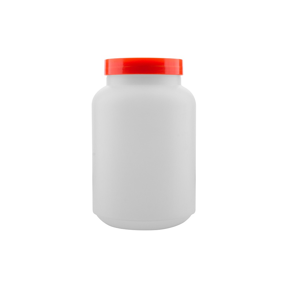 Емкость для сока с крыш. в ассорт-те; пластик; 2л; D=9, H=19см; белый