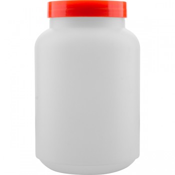 Емкость для сока с крыш. в ассорт-те; пластик; 2л; D=9, H=19см; белый