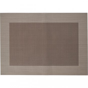 Настольная подкладка; поливинилхл.; L=45, B=30см; св.корич., коричнев.