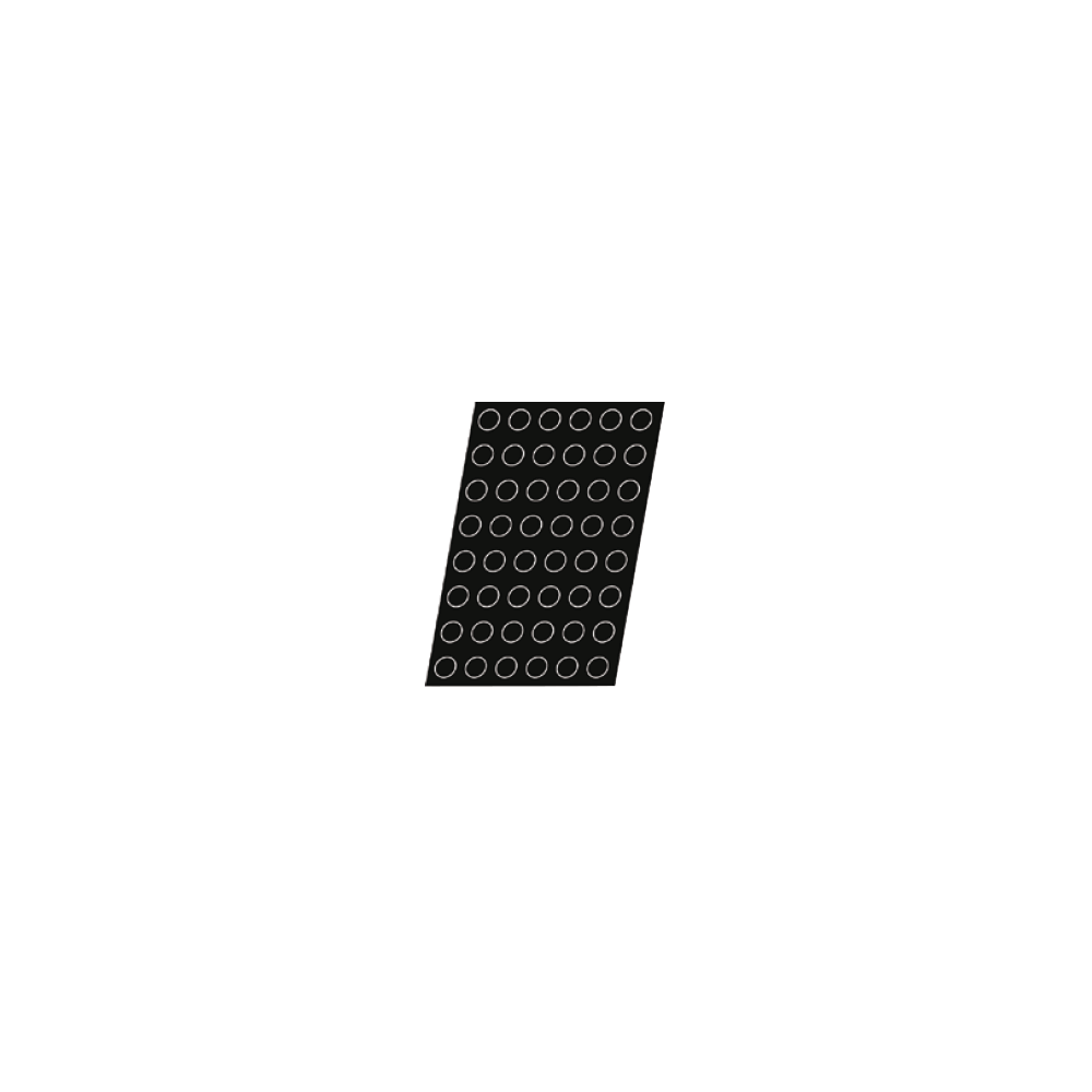 Форма кондитерская «Мини-тарталетка»[20шт]; силикон, стеклопласт.; D=48, H=15мм; черный