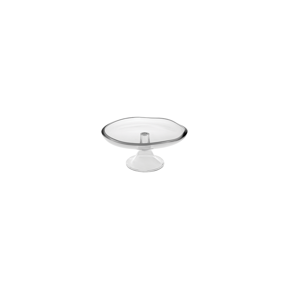 Подставка для торта «Барена»; стекло; D=28, H=12, 5см; прозр.