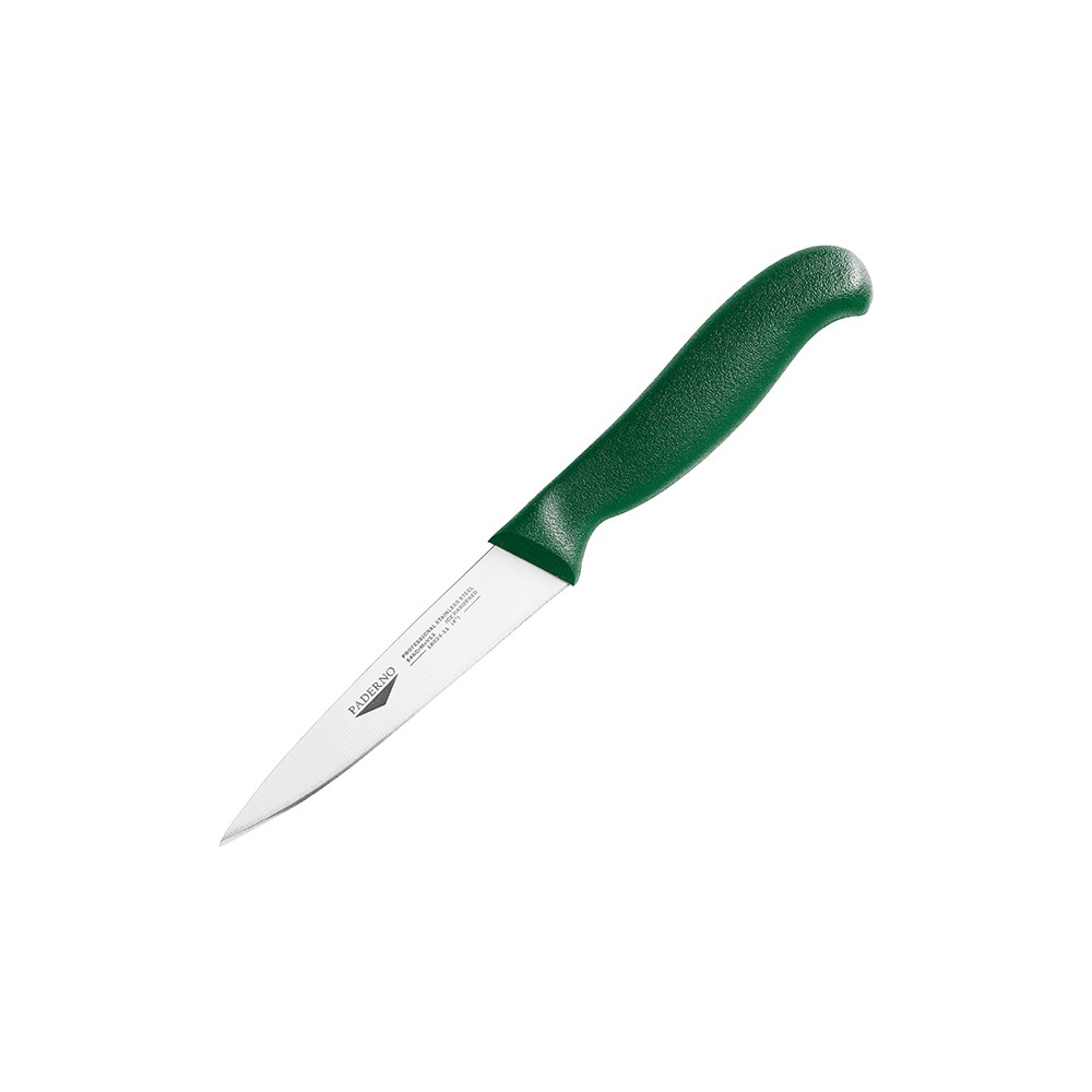 Нож для обвалки мяса; L=11см; зелен., металлич.