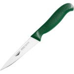 Нож для обвалки мяса; L=11см; зелен., металлич.