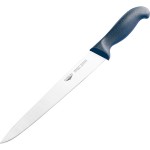 Нож для нарезки мяса; L=30см; синий, металлич.