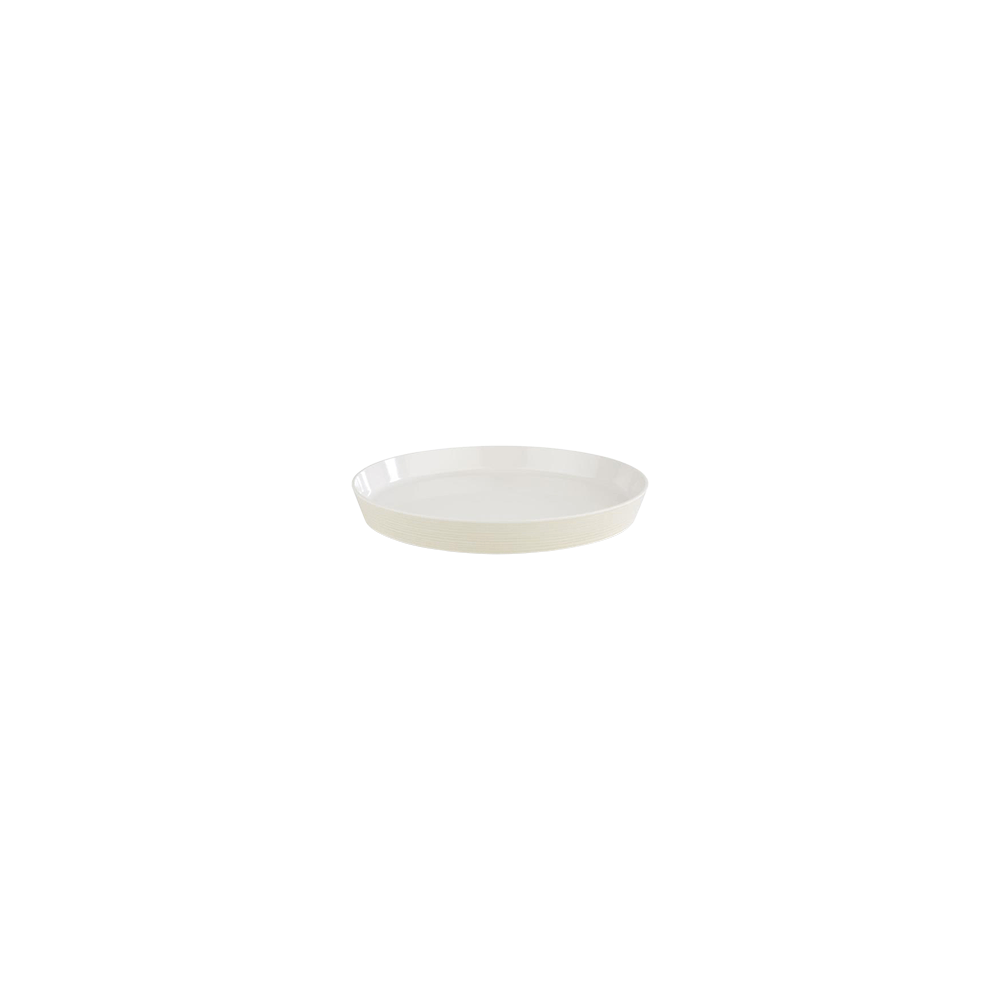 Блюдо для сервировки глубокое; пластик; D=35, H=4см; белый
