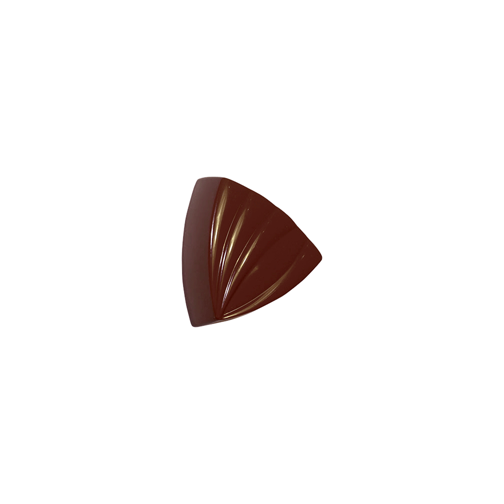 Форма для шоколада «Полосатый треугольник»[28шт]; поликарбонат; H=12, L=360, B=350мм