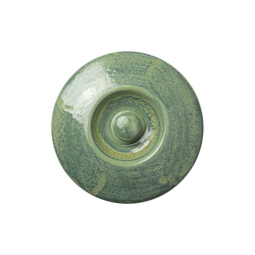 Крышка для бульон. чашки B828 «Революшн Джейд»; фарфор; зелен.