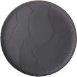 Тарелка «Базальт»; керамика; D=21см; черный