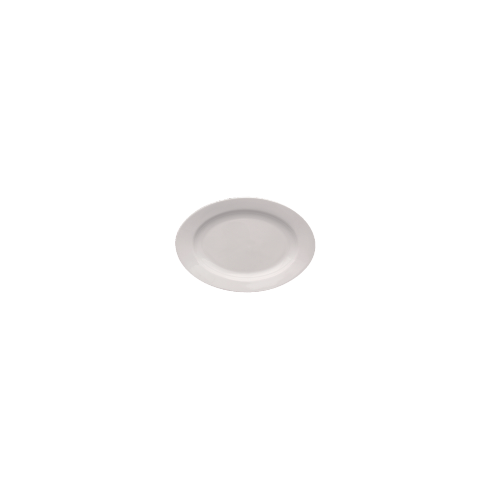 Блюдо овальное «Кашуб-хел»; фарфор; H=3, L=30, B=21см; белый
