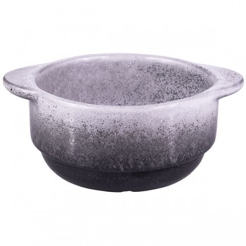 Чашка бульонная «Млечный путь»; фарфор; 300мл; D=11, 5см; белый, черный